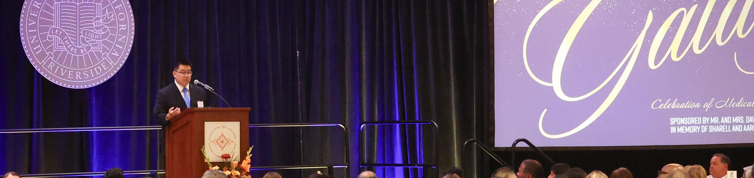 student speaker at 2024 gala