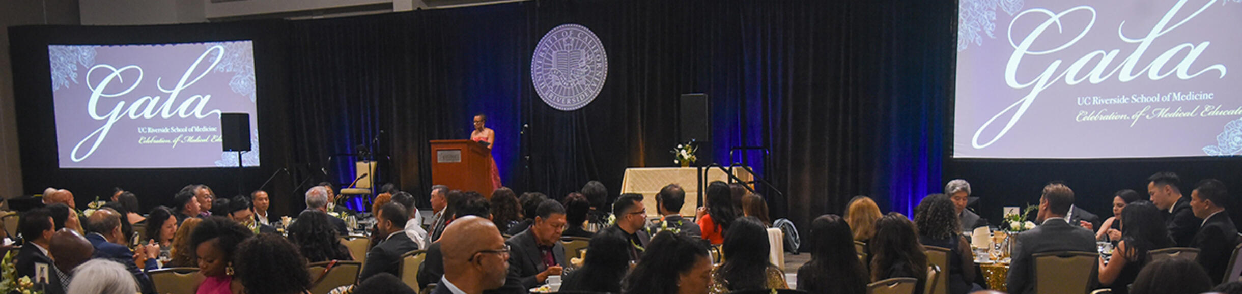 Dean Deas on the stage at the 2025 Gala