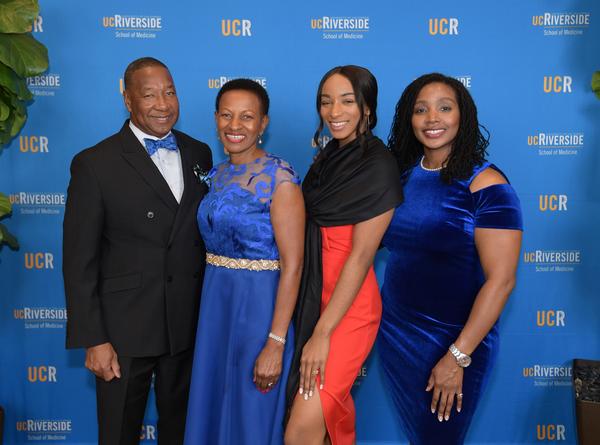 Dean Deborah Deas, M.D., Bill Milligan, Nasim Nesmith, Tahirih Nesmith