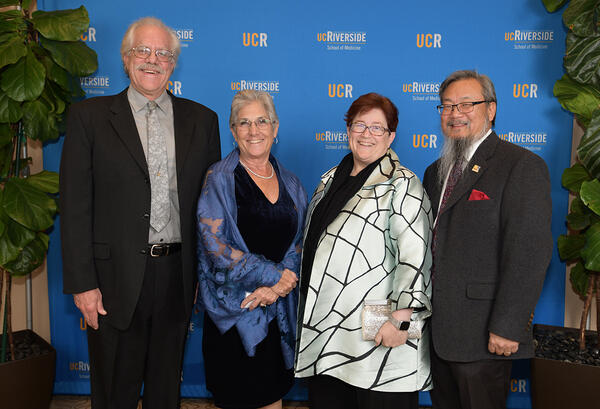 Glassys with Monica Carson and David Lo.