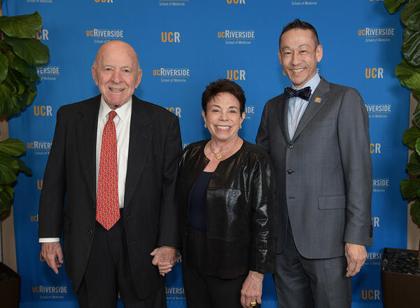 Mark and Pam Rubin with Peter Hayashida