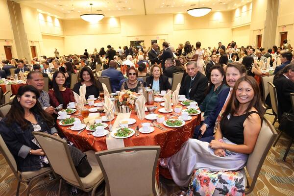 the sponsor table at the 2024 gala